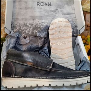NIB ROAN by BEDSTU Tobias Fullgrain oiled, waxed handfinished suede leat…